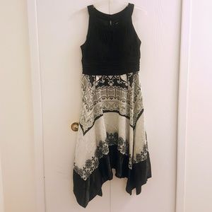 Silky Handkerchief Dress